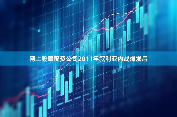 网上股票配资公司2011年叙利亚内战爆发后